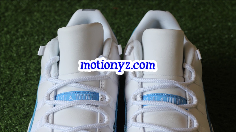 Authentic Air Jordan 11 Low Columbia Blue